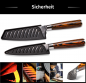 Preview: Wolfblood Zeuß Set Santoku Damastmesser Küchenmesser LH Lifestyle Kochmesser